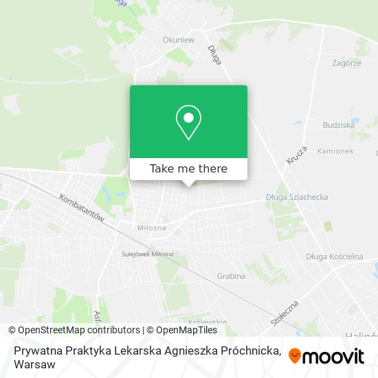 Prywatna Praktyka Lekarska Agnieszka Próchnicka map