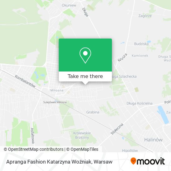 Apranga Fashion Katarzyna Woźniak map