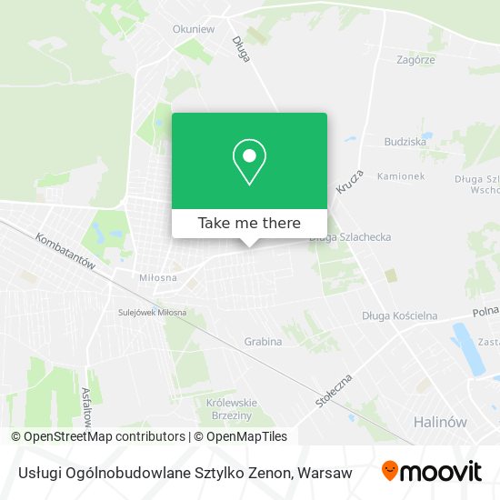 Usługi Ogólnobudowlane Sztylko Zenon map