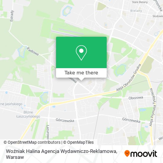 Woźniak Halina Agencja Wydawniczo-Reklamowa map