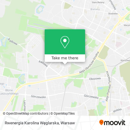 Rwenergia Karolina Węglarska map