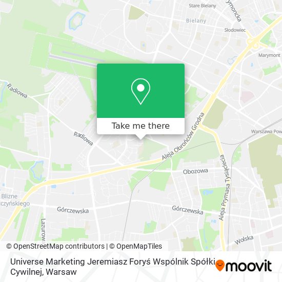 Universe Marketing Jeremiasz Foryś Wspólnik Spółki Cywilnej map