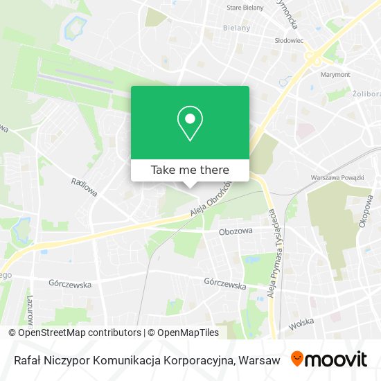 Rafał Niczypor Komunikacja Korporacyjna map