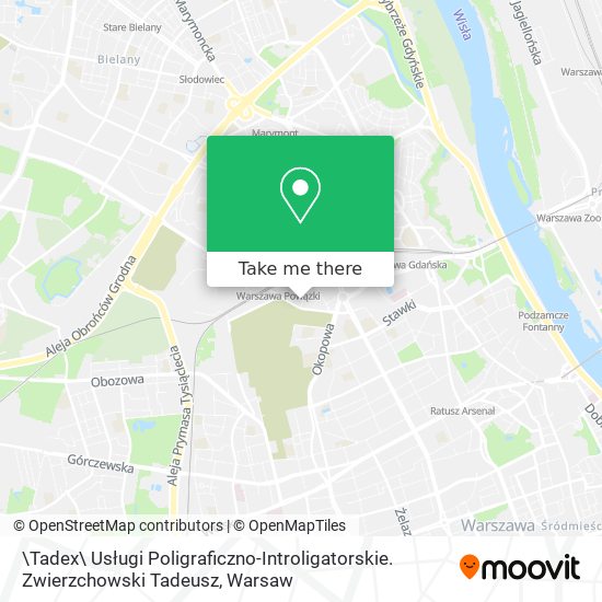 \Tadex\ Usługi Poligraficzno-Introligatorskie. Zwierzchowski Tadeusz map