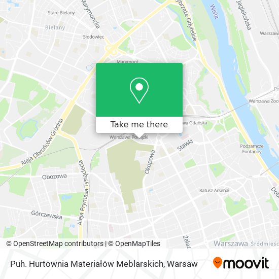 Карта Puh. Hurtownia Materiałów Meblarskich