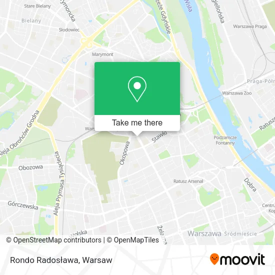 Rondo Radosława map
