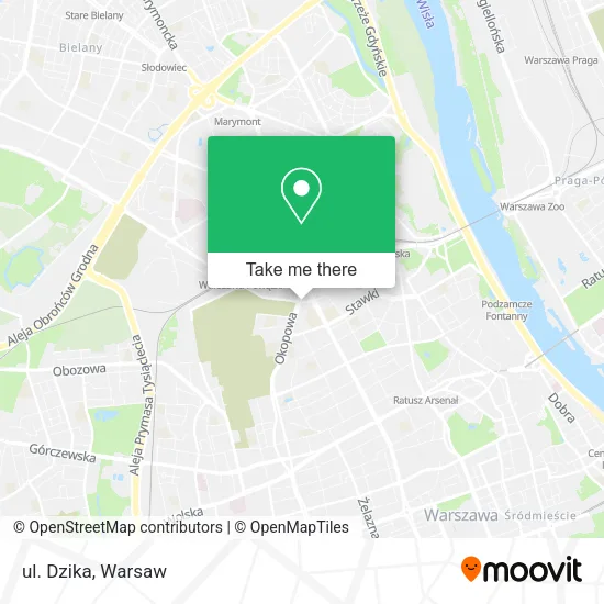 ul. Dzika map
