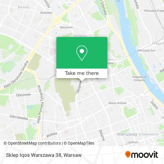 Карта Sklep Iqos Warszawa 38