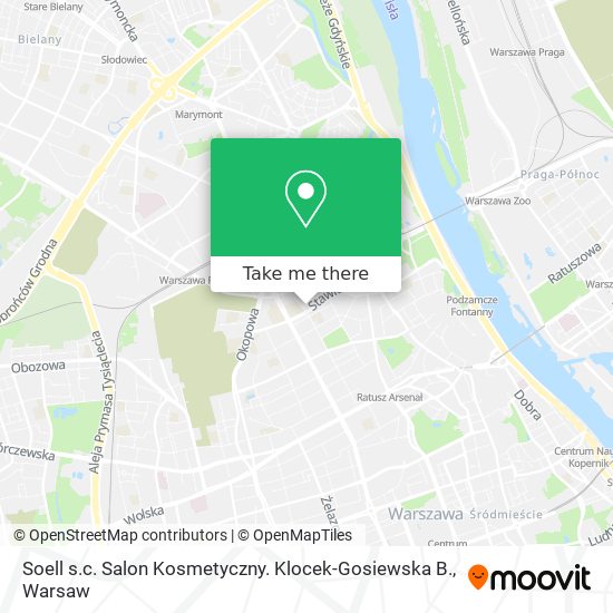 Soell s.c. Salon Kosmetyczny. Klocek-Gosiewska B. map