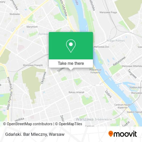 Gdański. Bar Mleczny map