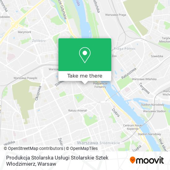 Produkcja Stolarska Usługi Stolarskie Sztek Włodzimierz map