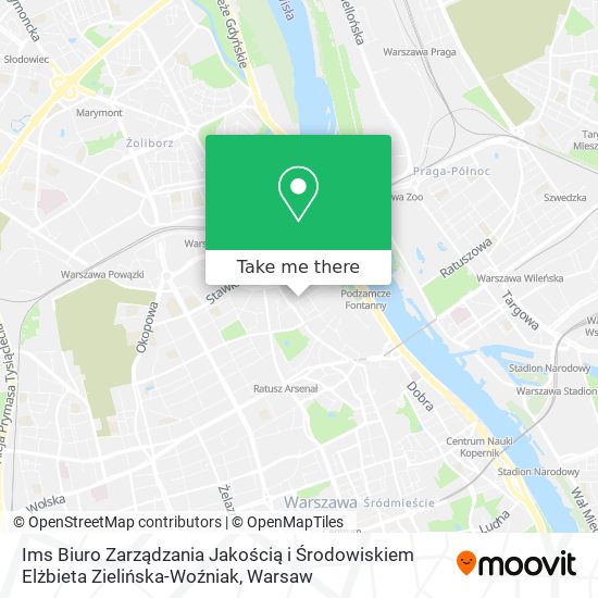 Ims Biuro Zarządzania Jakością i Środowiskiem Elżbieta Zielińska-Woźniak map