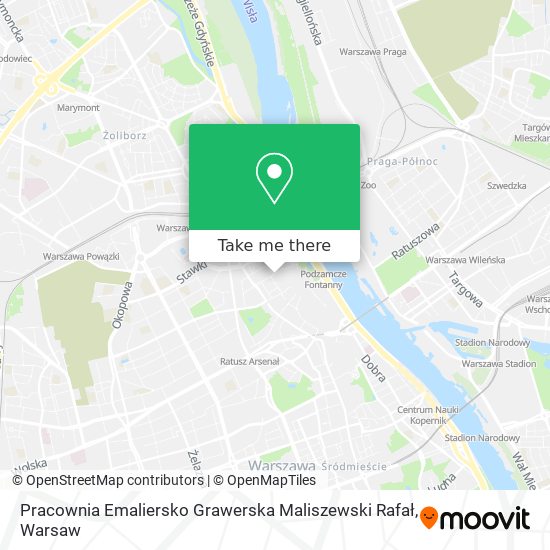 Pracownia Emaliersko Grawerska Maliszewski Rafał map