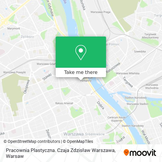 Pracownia Plastyczna. Czaja Zdzisław Warszawa map