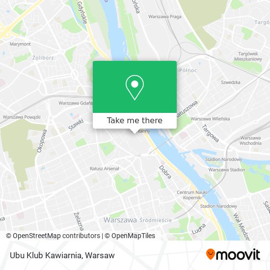 Ubu Klub Kawiarnia map