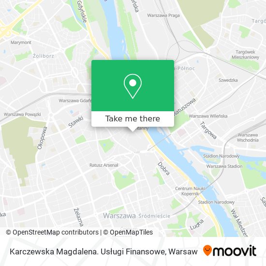 Karczewska Magdalena. Usługi Finansowe map