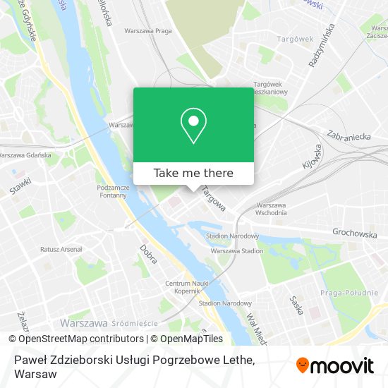 Paweł Zdzieborski Usługi Pogrzebowe Lethe map