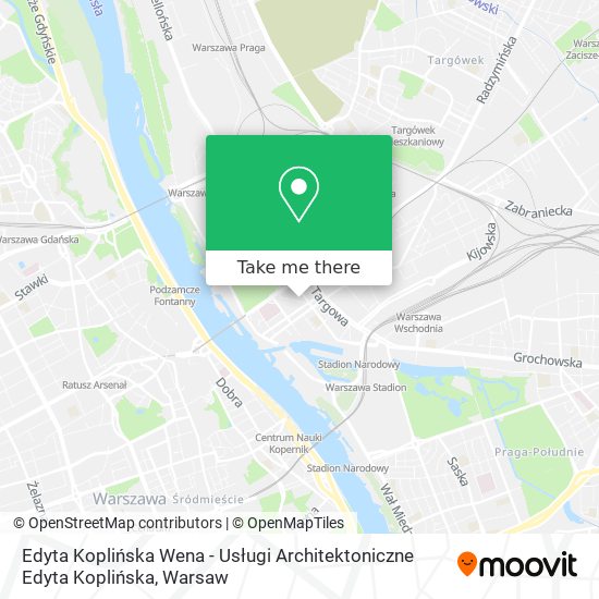 Edyta Koplińska Wena - Usługi Architektoniczne Edyta Koplińska map