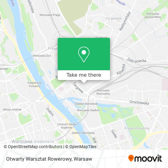 Otwarty Warsztat Rowerowy map