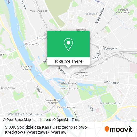 SKOK Spółdzielcza Kasa Oszczędnościowo-Kredytowa \Warszawa\ map