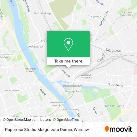 Paperosa Studio Małgorzata Dumin map