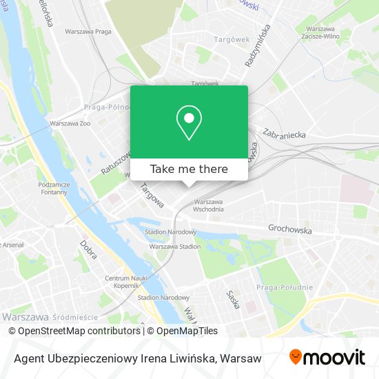 Agent Ubezpieczeniowy Irena Liwińska map