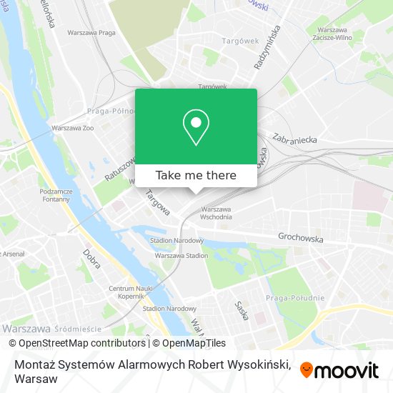 Montaż Systemów Alarmowych Robert Wysokiński map