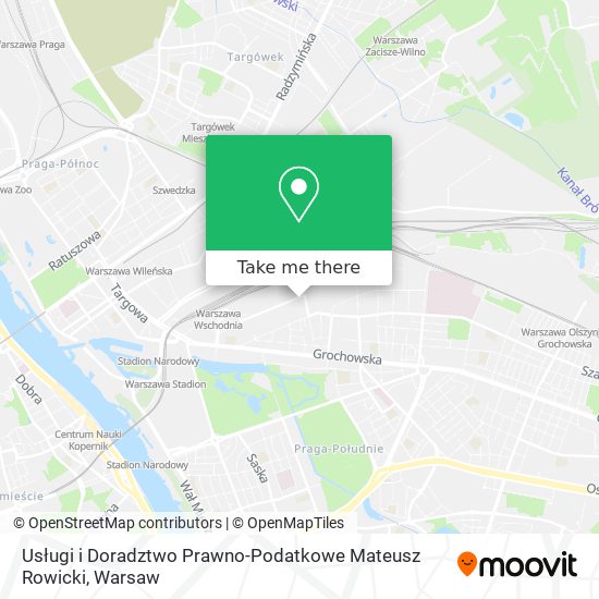 Usługi i Doradztwo Prawno-Podatkowe Mateusz Rowicki map