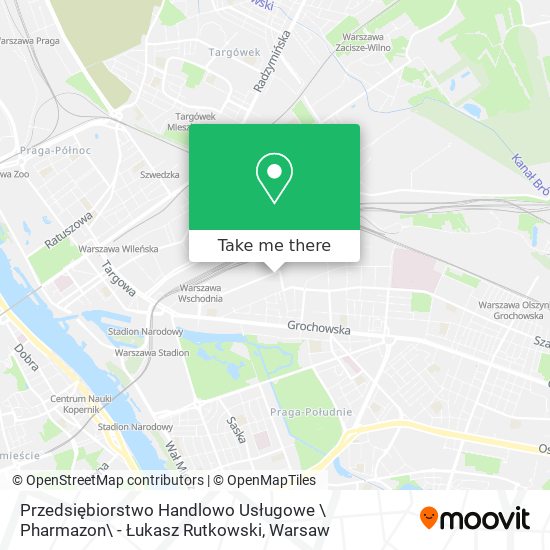 Przedsiębiorstwo Handlowo Usługowe \ Pharmazon\ - Łukasz Rutkowski map