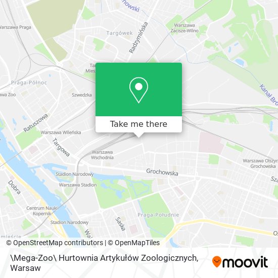 \Mega-Zoo\ Hurtownia Artykułów Zoologicznych map