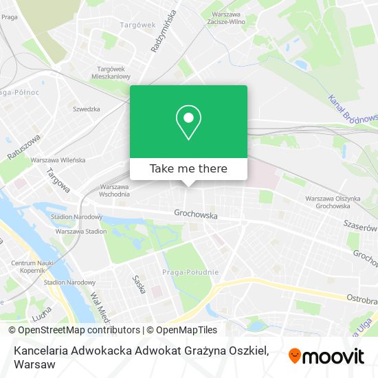 Kancelaria Adwokacka Adwokat Grażyna Oszkiel map