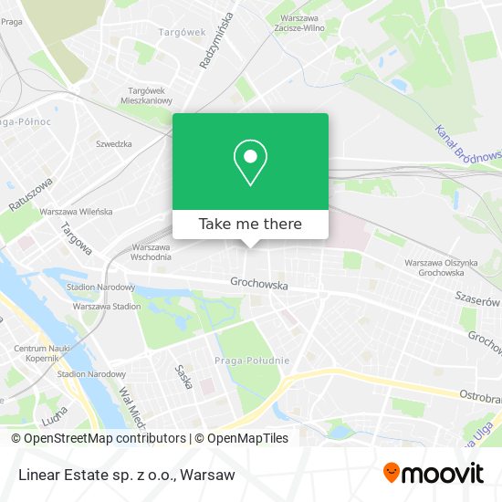 Linear Estate sp. z o.o. map