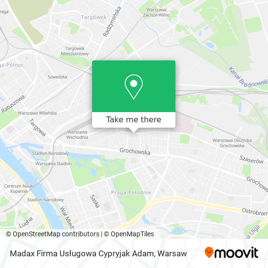 Madax Firma Usługowa Cypryjak Adam map