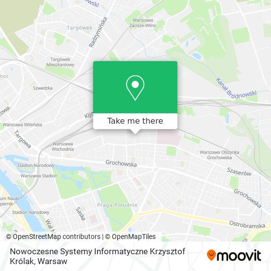 Карта Nowoczesne Systemy Informatyczne Krzysztof Królak