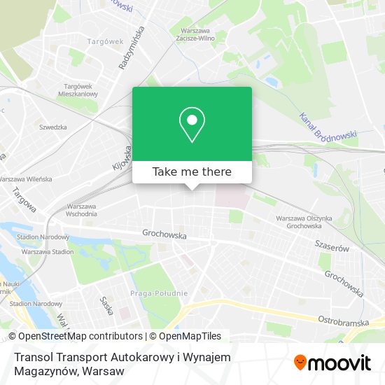 Карта Transol Transport Autokarowy i Wynajem Magazynów