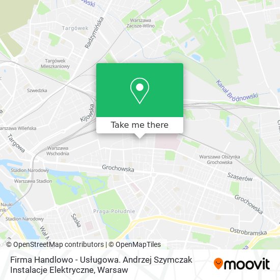 Firma Handlowo - Usługowa. Andrzej Szymczak Instalacje Elektryczne map