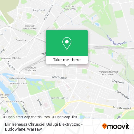 Elir Ireneusz Chruściel Usługi Elektryczno - Budowlane map