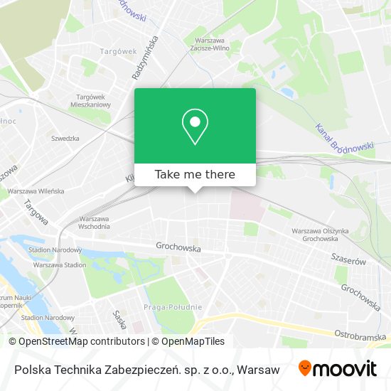 Карта Polska Technika Zabezpieczeń. sp. z o.o.