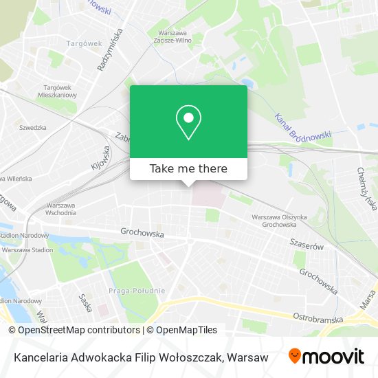 Kancelaria Adwokacka Filip Wołoszczak map