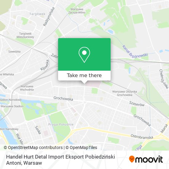 Handel Hurt Detal Import Eksport Pobiedziński Antoni map