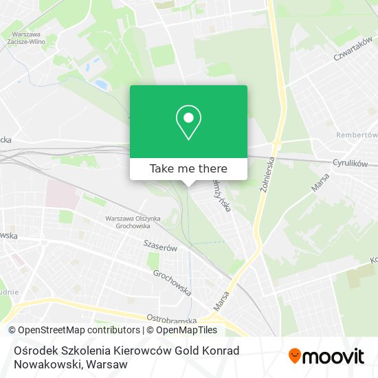 Ośrodek Szkolenia Kierowców Gold Konrad Nowakowski map