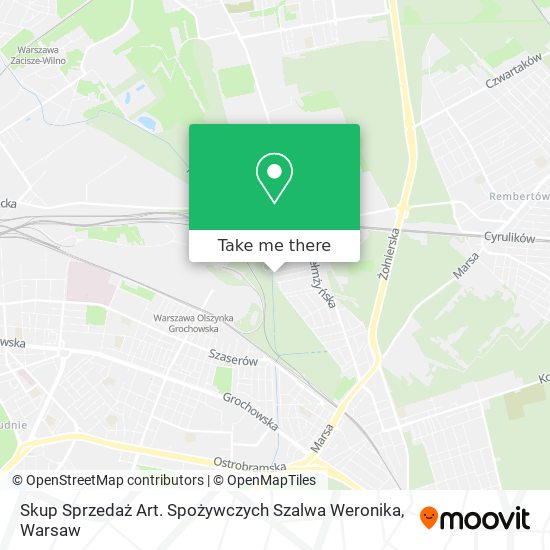 Skup Sprzedaż Art. Spożywczych Szalwa Weronika map