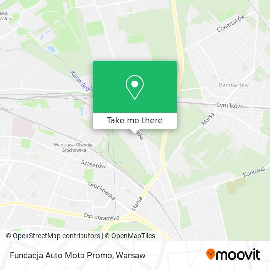 Fundacja Auto Moto Promo map