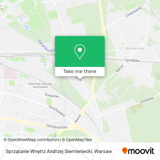 Sprzątanie Wnętrz Andrzej Siemieniecki map