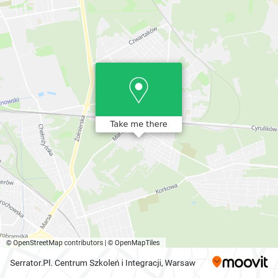 Serrator.Pl. Centrum Szkoleń i Integracji map