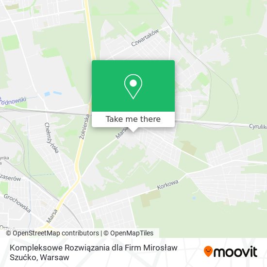 Kompleksowe Rozwiązania dla Firm Mirosław Szućko map