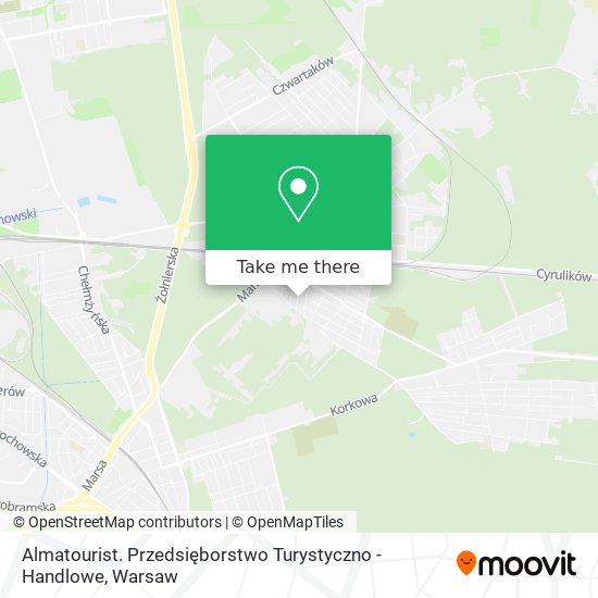 Almatourist. Przedsięborstwo Turystyczno - Handlowe map