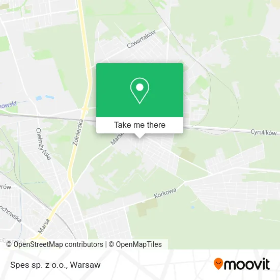 Spes sp. z o.o. map