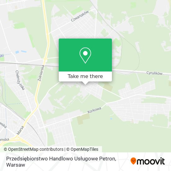 Przedsiębiorstwo Handlowo Usługowe Petron map