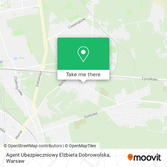 Agent Ubezpieczniowy Elżbieta Dobrowolska map